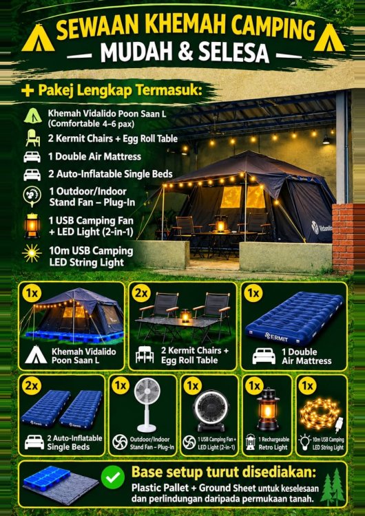 Pelangi Hill Resort Campsite | Escabee.com