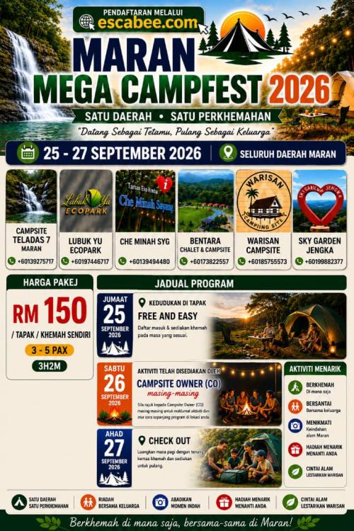 Maran Mega Campfest 2026 | Escabee.com