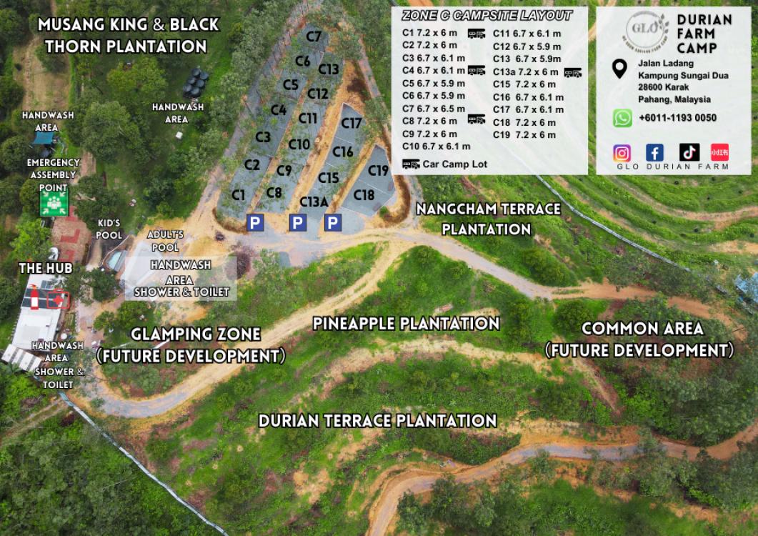 GLO Durian Farm & Camp | Escabee.com