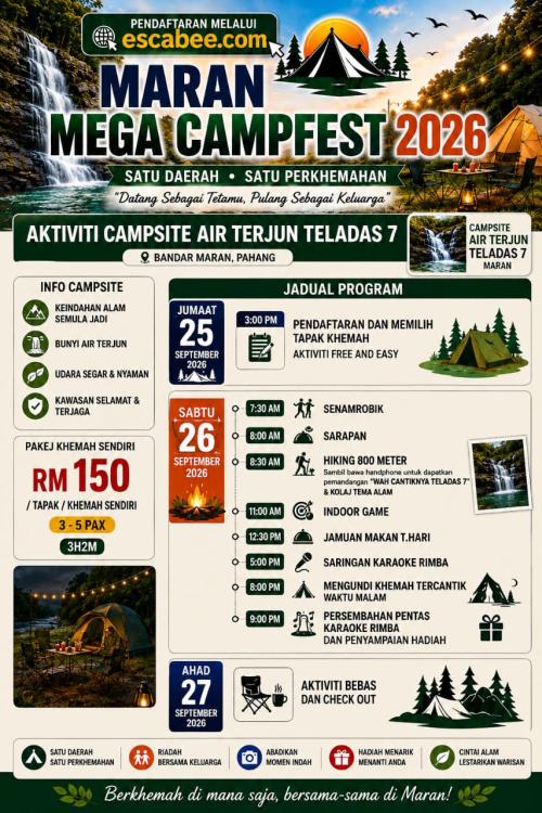 Maran Mega Campfest 2026 | Escabee.com