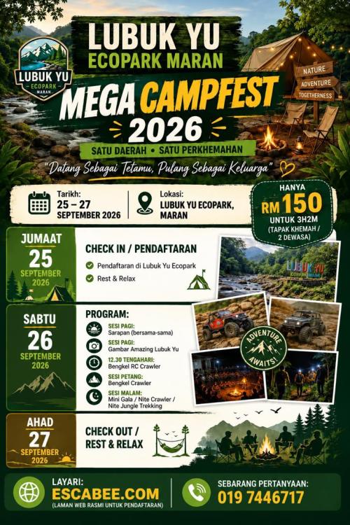 Maran Mega Campfest 2026 | Escabee.com