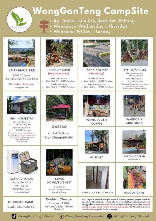 Wong GanTeng Campsite | Escabee.com