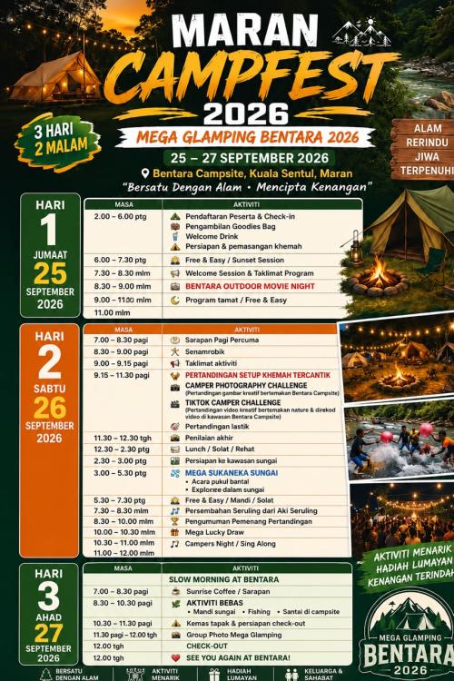 Maran Mega Campfest 2026 | Escabee.com