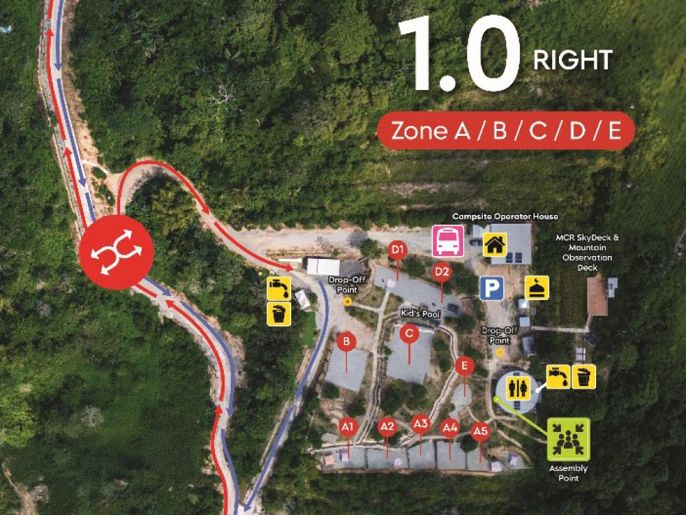 Zone 1.0 Glamping (Lot B - E) at Malaysia Campfest @ Camp Lu Ying