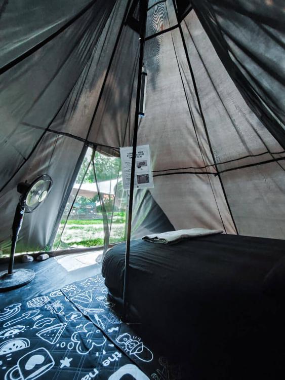 Glamping at Skycamp Services