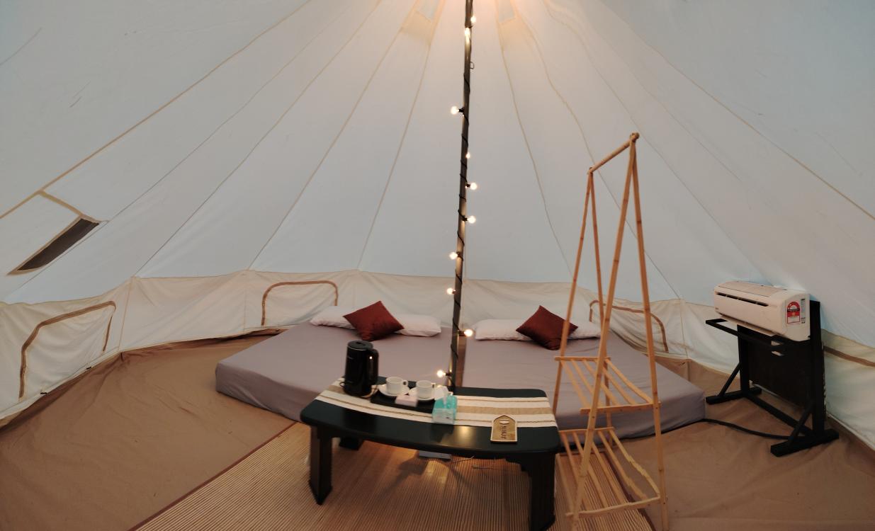 ZONE A (FAMILY GLAMPING - AIRCOND) at Aliyya Beachfront Campsite