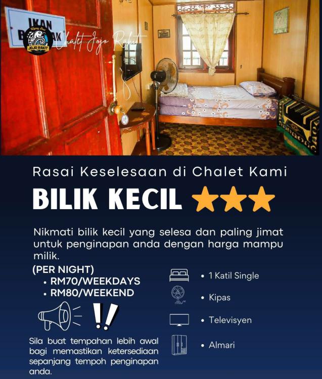 Bilik Kecil at Chalet Jojo Rakit