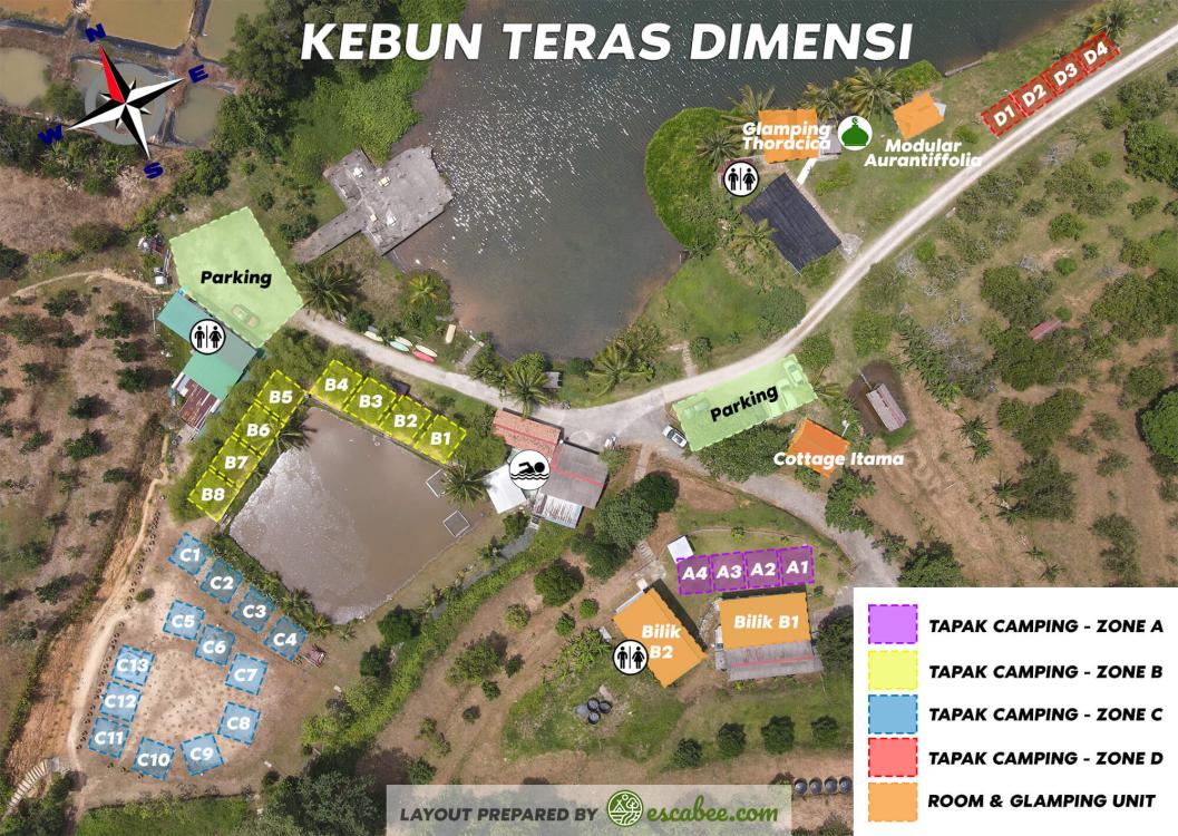 Camping - Zone A at Kebun Teras Dimensi