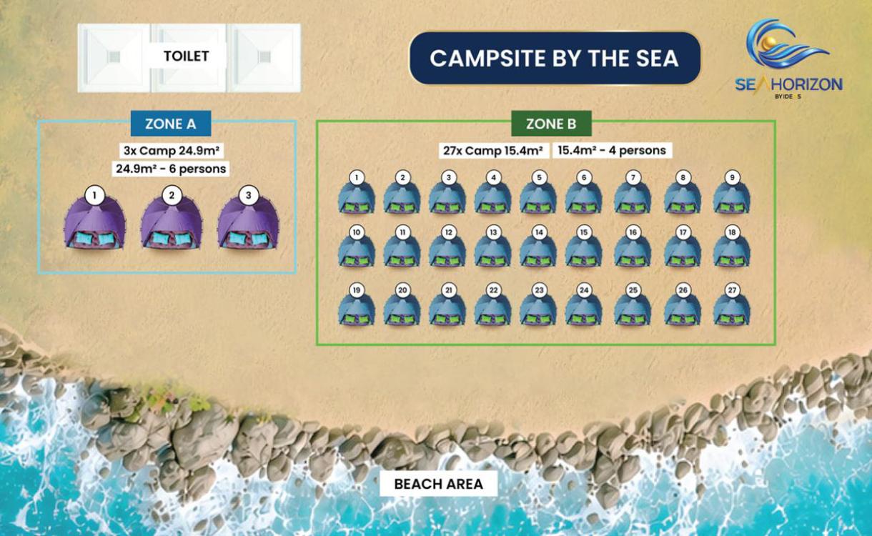 Camping Lot (Zone A) at Sea Horizon Resort