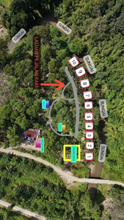 Camping Lot at Lubuk Ghancung Campsite