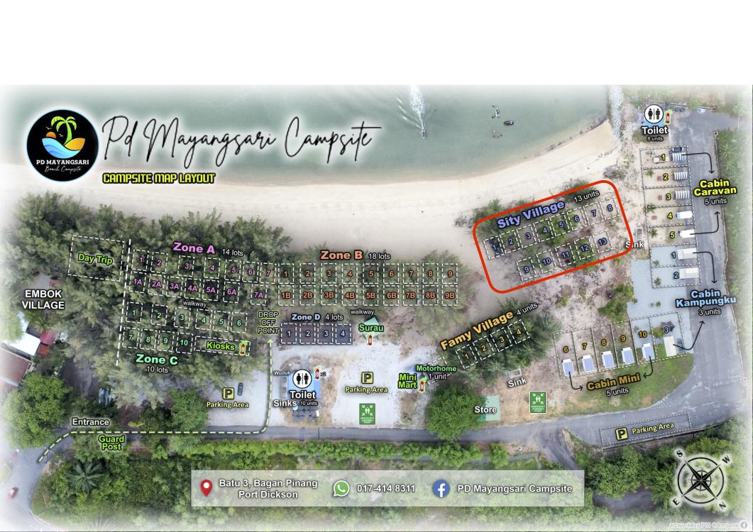 Campercar Zone - Sity Village at PD Mayangsari Campsite