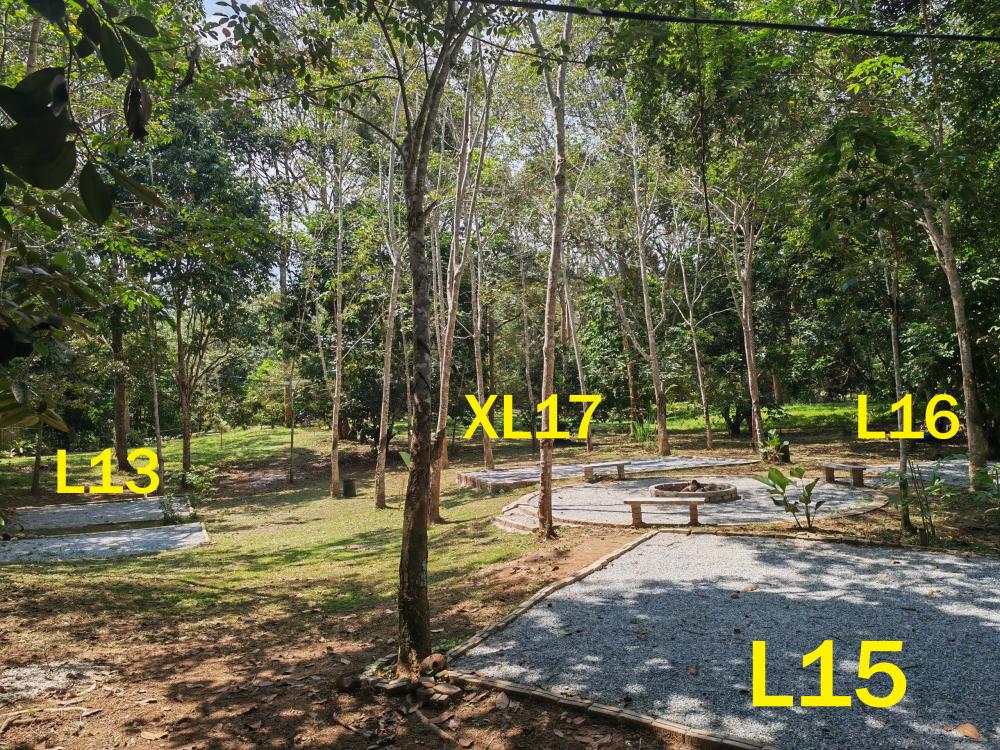 XL Size Camping Lot (6 Pax) at Santai Dusun Campsite