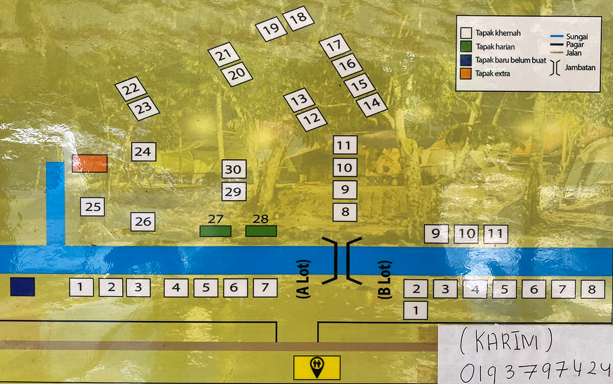 Camping Lot at Damai D'Hulu Campsite