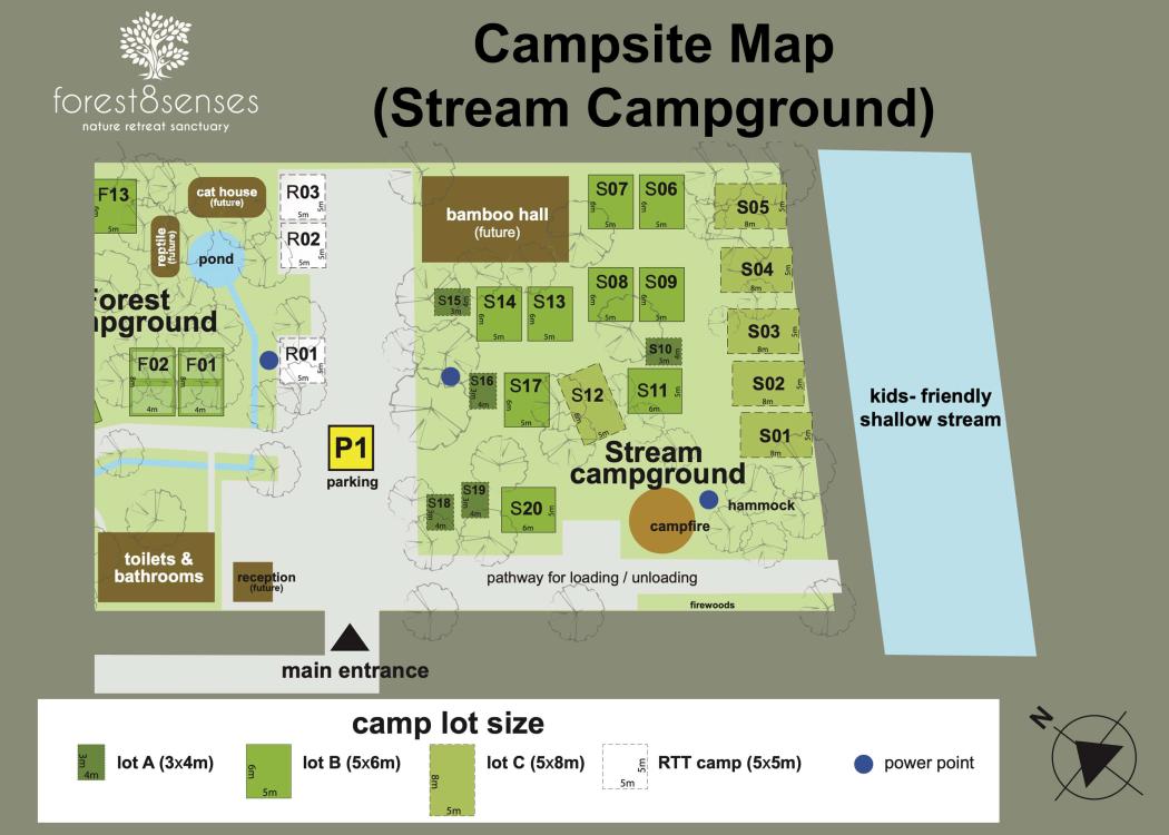 Stream Campground - Lot B at Forest 8 Senses