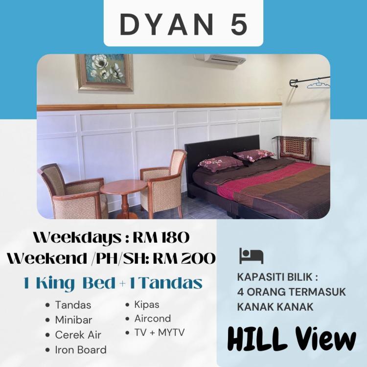 Zone B King Suites (Sea View) at Dyan Chalet Pantai Merdeka