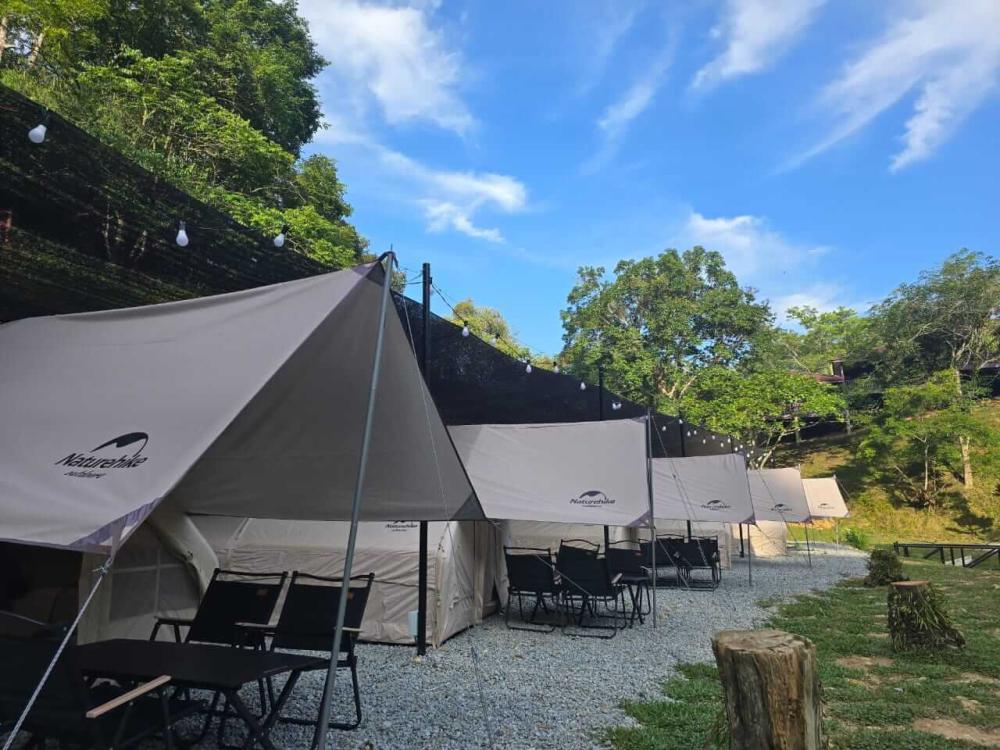 Waterfall Glamping Tent at LiLLA Hilltop Retreat @ Janda Baik