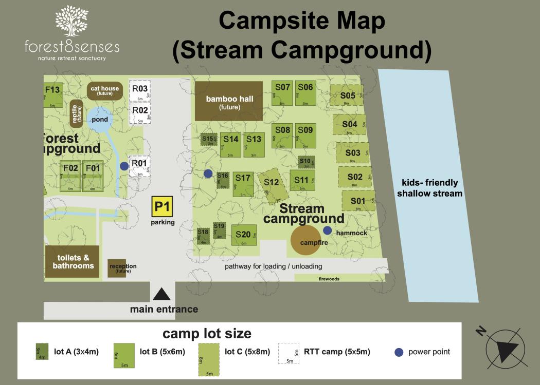 Stream Campground - Lot A at Forest 8 Senses