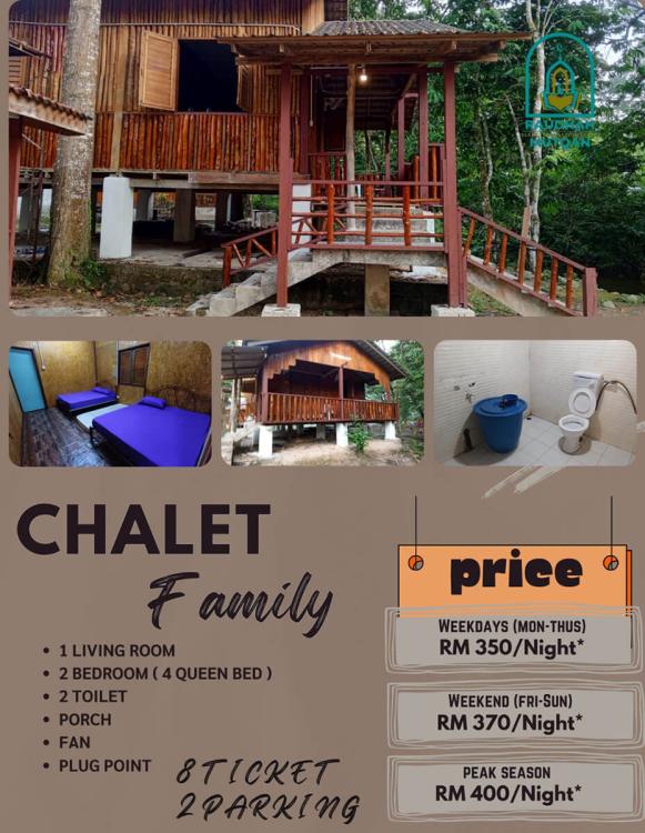 Chalet - Family Chalet (Room 33) at Raudhah Mutqan Sungai Congkak