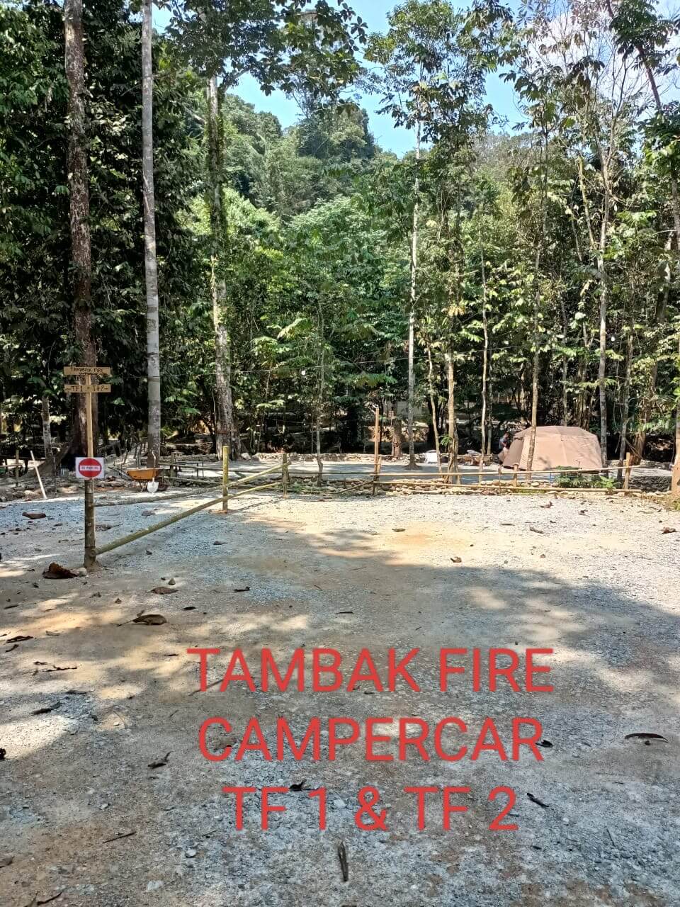 Zone Tambak Fire (Campercar) at Ajin Campsite Semungkis