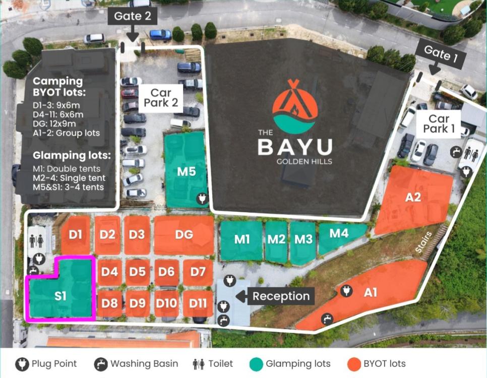 Stargaze Glamping (Up To 12 Pax) at The Bayu Golden Hills
