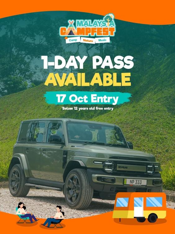 Malaysia Camp Fest Day Pass (Early Bird) at Malaysia Campfest 2026