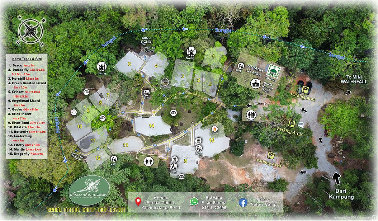 Camping Lot at Draco Nature Camp