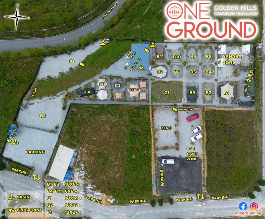 XL Single Plot (B1 - B3) at One Ground @ Golden Hills Cameron Highlands