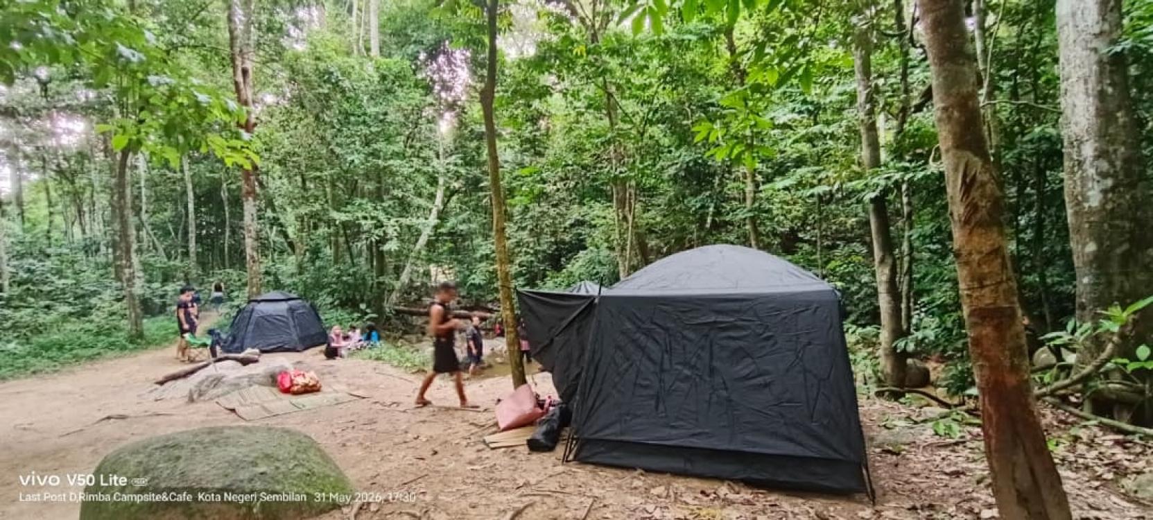 Wild Camp at Last Post D'Rimba Campsite & Kafe