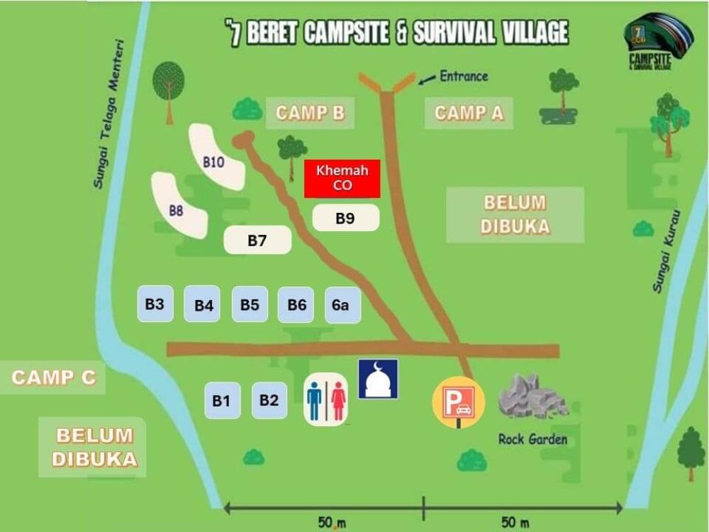 Section B (Large) at Seven Beret Campsite & Survival Village