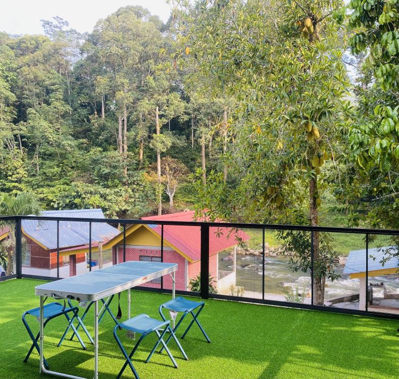 Hall Deck at Bamboo Camp
