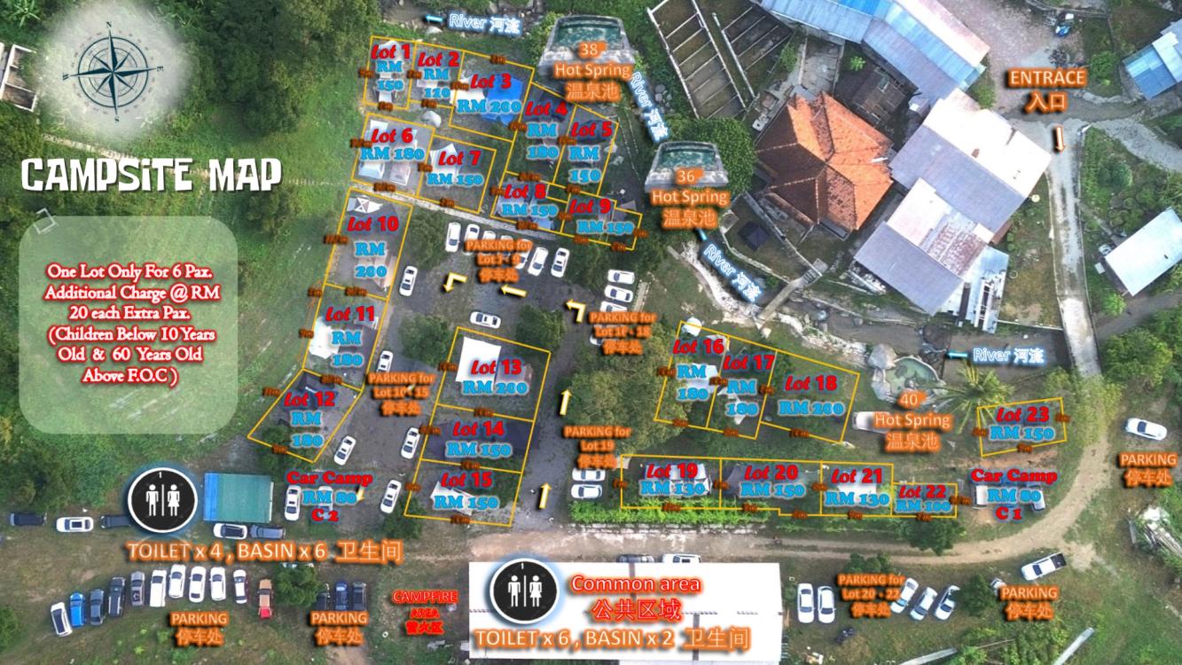 Car Camp at Bentong Fruits Farm Hot Spring Campsite