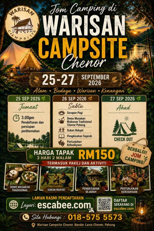 Warisan Campsite at Maran Mega Campfest 2026