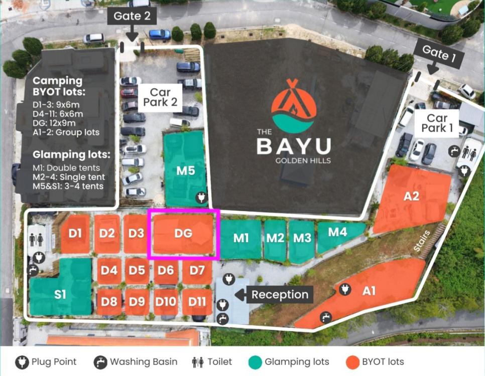 Grande Lot (Bring Your Own Tent) at The Bayu Golden Hills