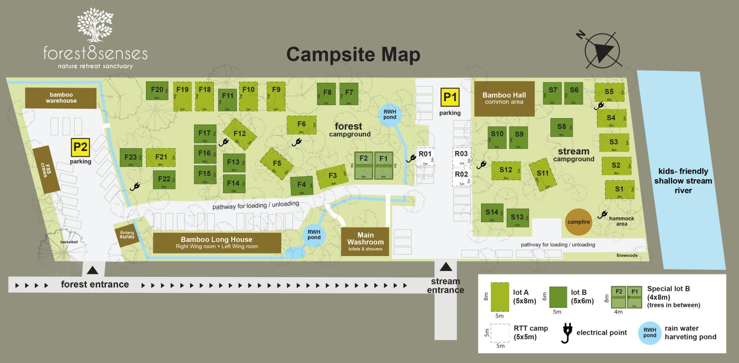 Stream Campground - Lot B at Forest 8 Senses