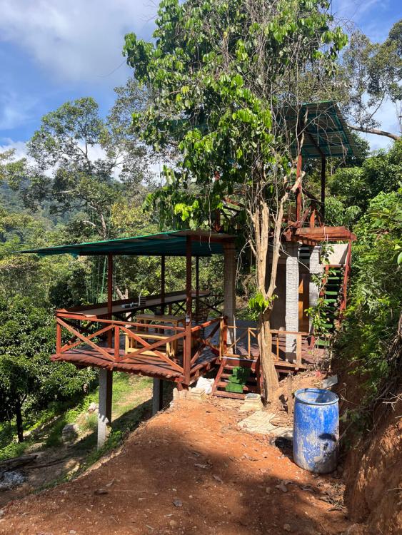 Pavillion with toilet at Gold Hill @ Raub