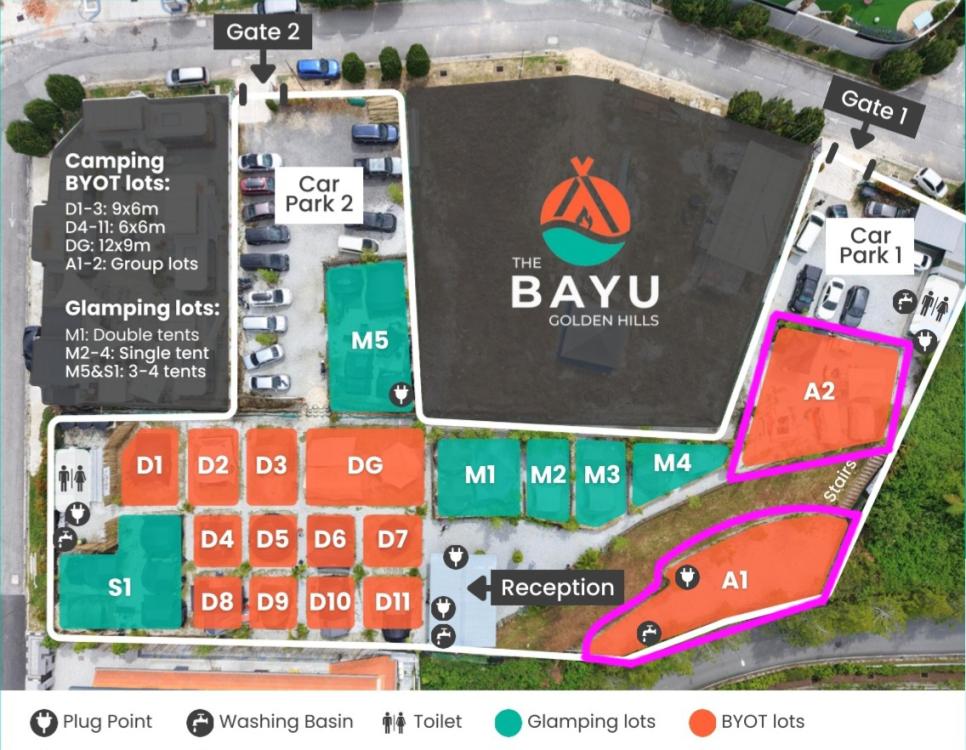 Group Lot (Bring Your Own Tent) at The Bayu Golden Hills