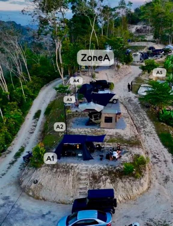 Camping Lot - Zone A at Pahat Hill Campsite
