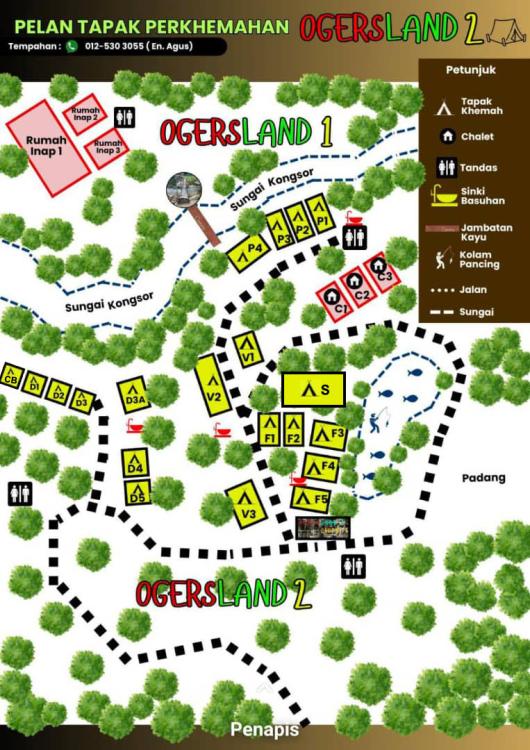 Tapak F at Ogersland 2 Campsite