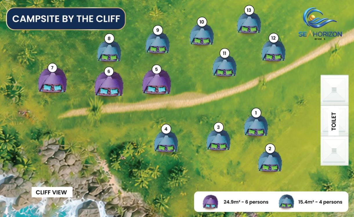 Camping Lot (Zone C) - Regular Lot at Sea Horizon Resort