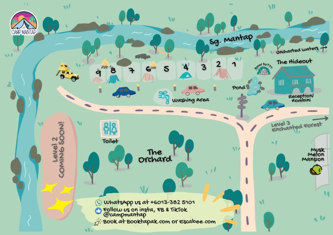 Medium Camp Lot (6 Pax) at Camp Mantap
