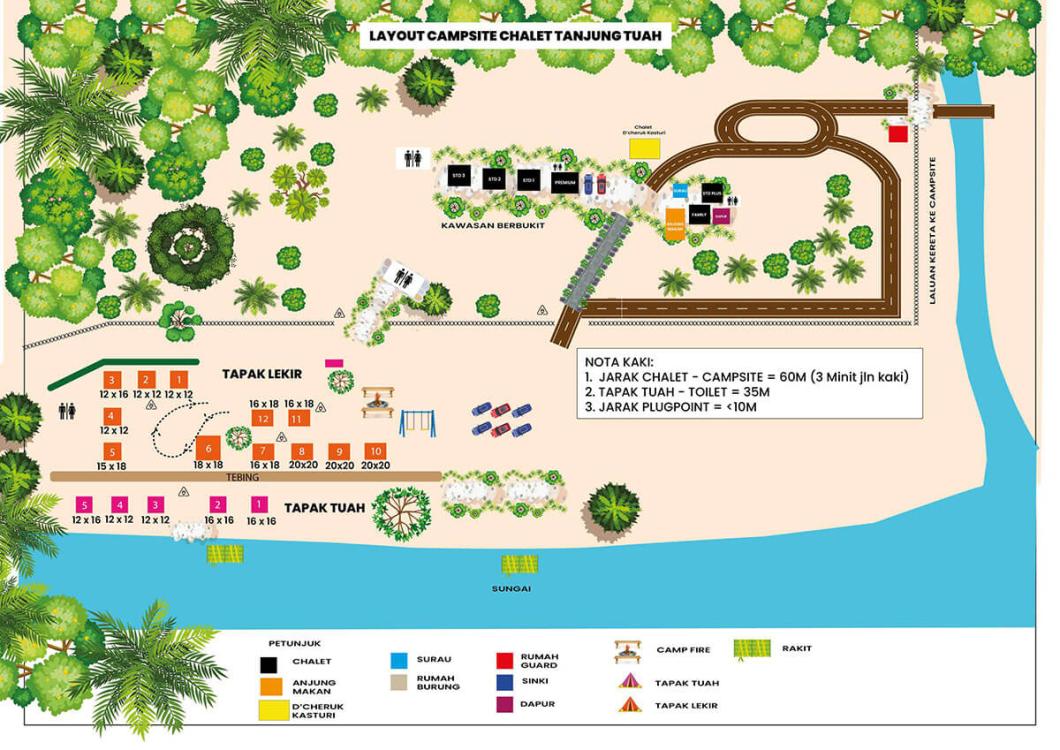 Tapak Lekir at Chalet & Campsite Tanjung Tuah