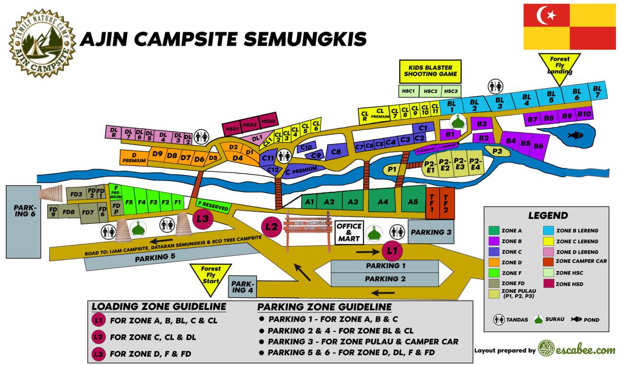Zone HSC at Ajin Campsite Semungkis