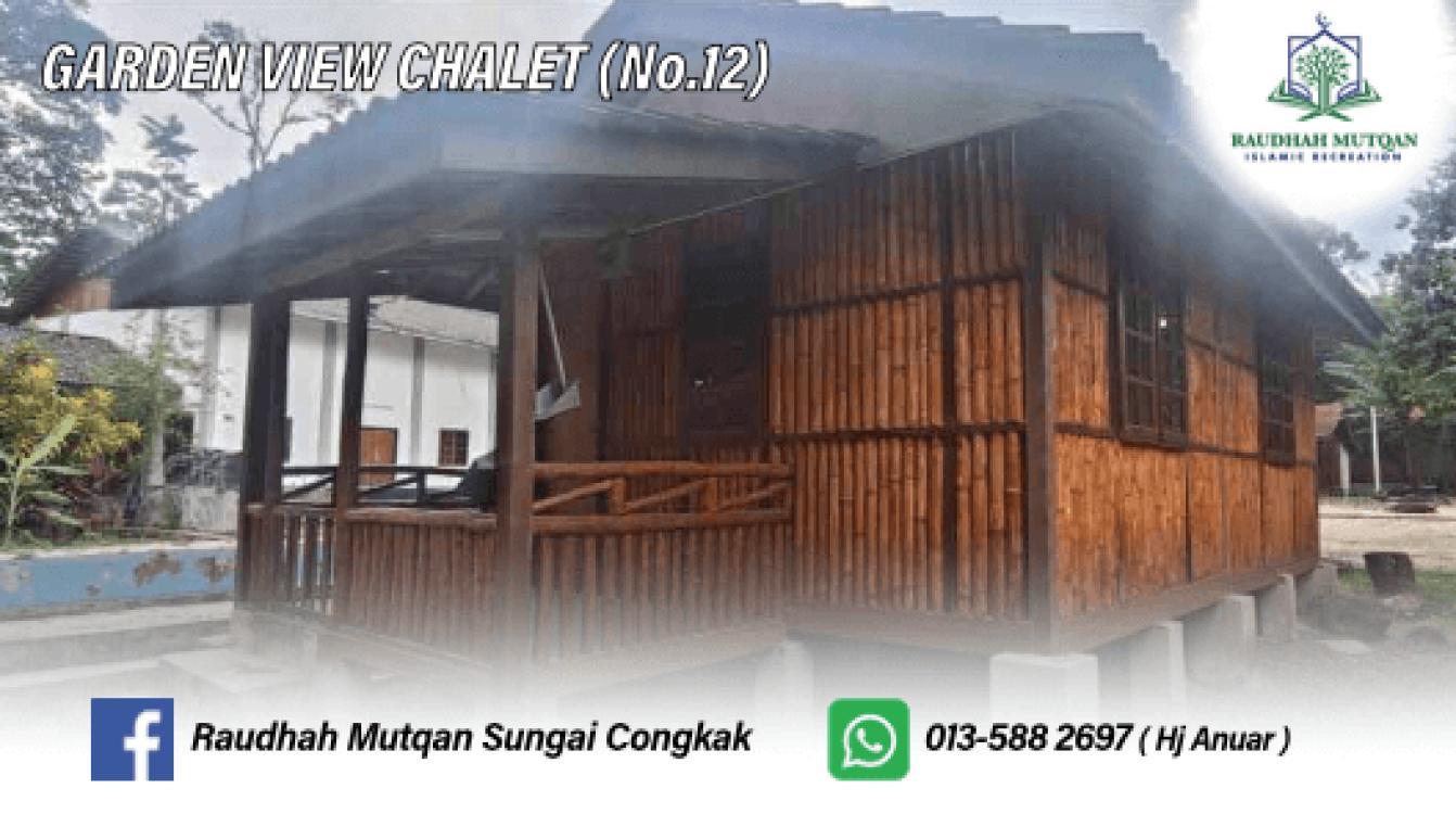 Chalet - Garden View (Room 12 - 29) at Raudhah Mutqan Sungai Congkak
