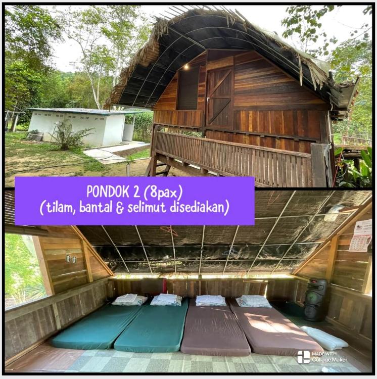 Pondok 2 JERUMUN MERBAU (Max 8 Pax) at Jerumun Campsite